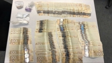 Drugs and cash seized from a Whalley area residence in Surrey